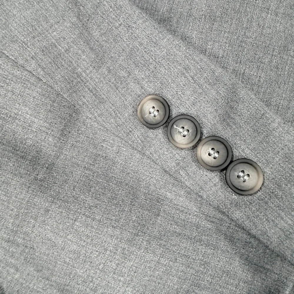 Kenneth Cole AWEARNESS Heather Grey Two Button Formal Suit Set Blazer & Trousers